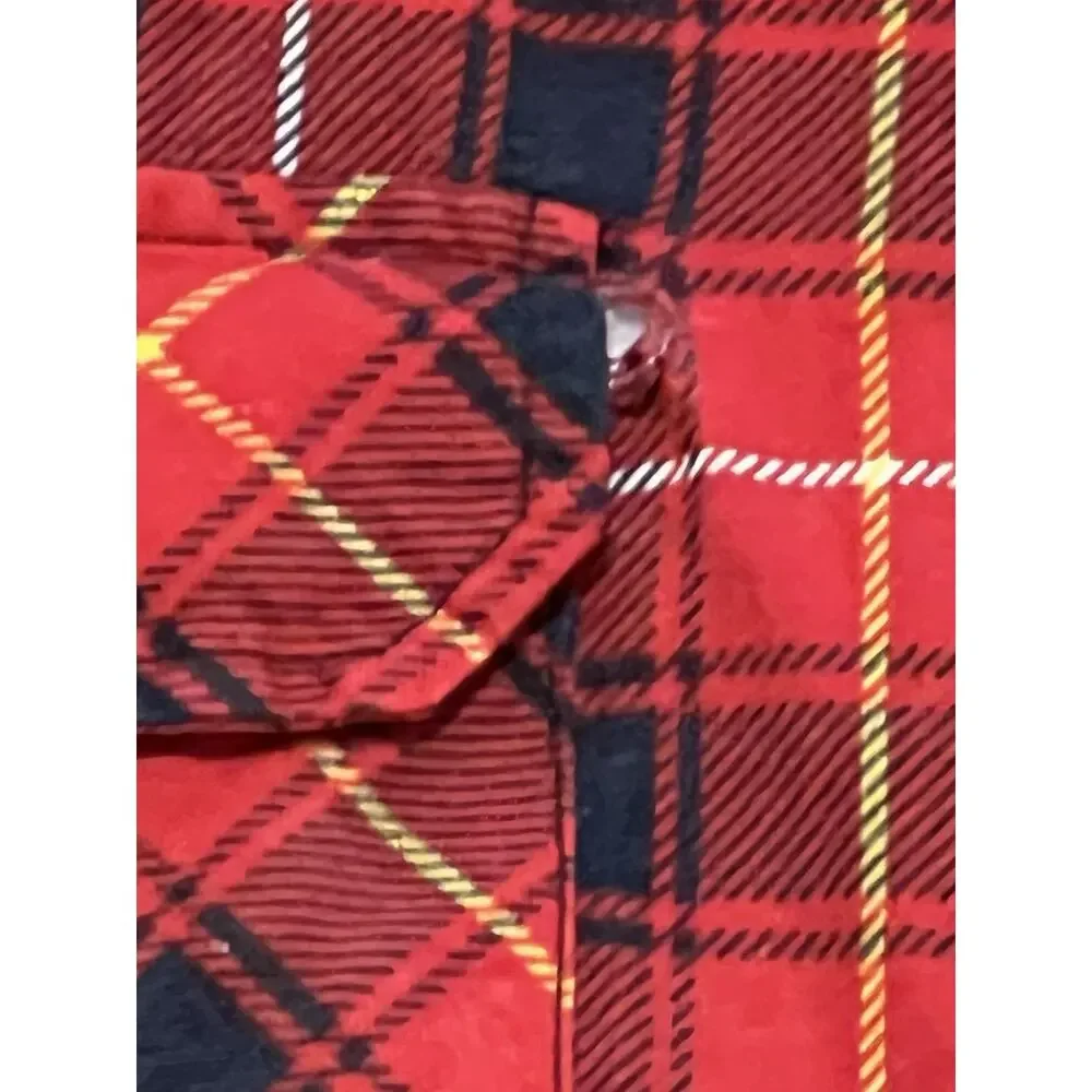 Vtg Sports Afield Men XL Quilted Red Flannel Shirt Jacket Distressed Thrashed